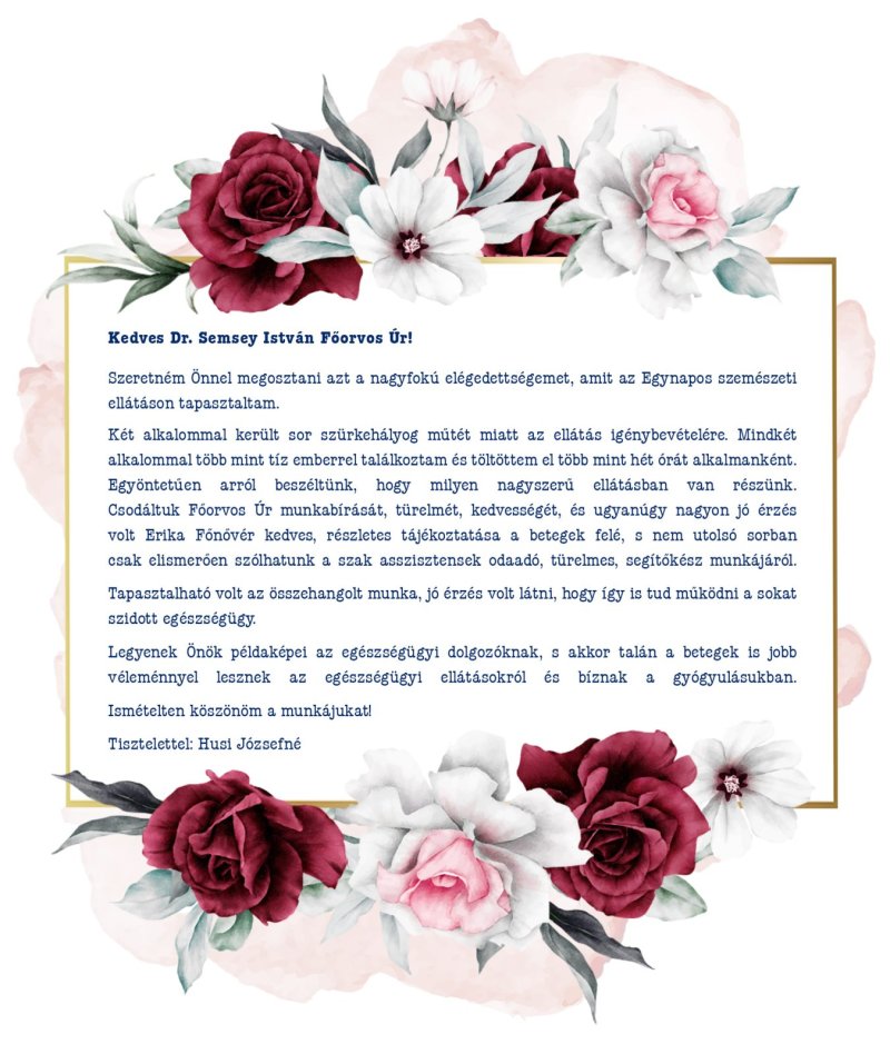 Köszönetnyilvánítás